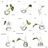 Vases créatives suspendues en verre à balle Vase Vase hydroponique Plante Pot Terrarium Conteneur Garden Supplies Party Home Decoration