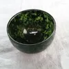 Чайные чашки натуральные нефритовые чайные чая Gongfu Teaware чисто вырезанные вручную китайский нефритовый магнитный камень.