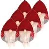 Keukenopslag 6 pc's Noorse decor Kerstmis bestek Set Vorkhouder Party Gereedschapsvoorwerpen Levert ouderling