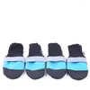 Scarpe per animali domestici abbigliamento per cani Abbigliamento Spesso Dogs morbidi riflettenti traspiranti Avvio caldo inverno chihuahua cuccioli s m l 4pcs set