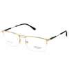 Sunglasses Frames Classic Simple Half Rim Rectangle Spectacle Frame With Spring Hinge For Men Women 5078