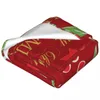 Dekens Merry Christmas Soft Fleece Throw Deken Warm en Cozy For All Seasons Comfy MicroFiber Couch Sofa Bed 40 "X30"