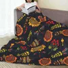 Dekens Sun Flower Soft Fleece Throwd Deken Warm en Cozy For All Seasons Comfy MicroFiber Couch Sofa Bed 40 "X30"