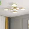 Żyrandole nordycka led żyrandol sypialnia prosta kreatywna nowoczesna lampa sufitowa salon kuchnia oświetlenie wewnętrzne domowe domowe