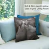 Pillow Loving Otters Kissing Throw Sleeping Pillows Sofa Decorative Covers Ornamental