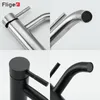 Bathroom Sink Faucets Fliger Basin Faucet Cold Water Mixer Black Washbasin Grifos De Lavabo