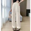 Женские брюки модные атласный китайский стиль винтажный элегантный широкий шар