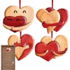 Figurine decorative Cuore di legno appendere segni a forma di abbraccio decorazione romantica amore di San Valentino