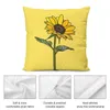 Poduszka estetyczna rzut słonecznikiem przypadki dekoracyjne poduszki łóżka