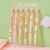 Lápices 60 pcs/lote Kawaii Dinosaur Rabbit Peach Mechanical Pencil Cute 0.5 mm Dibujo escribiendo suministros de oficina de escuela de lápiz automática