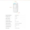 Détecteur ACJ Wireless Pir Motion Capteur Smart Home Infrared Detector compatible 433MHz Système d'alarme de sécurité Travail avec Alexa Tuya