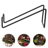 Kitchen Storage 2pcs Wine Bottle Holder Countertop Display Rack Metal Stand Bar Shelf Gifts Table Decor