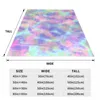 Blankets Watercolour Tie-Dye Pattern Fleece Throw Blanket WarmCozy For All Seasons Comfy Microfiber Couch Sofa Bed 40"x30"