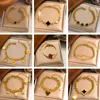 4/quatro folhas de joias de trevo pulseira de ouro para mulheres Cadeia de joias elegantes Presente mais novo Designer de estilista Classic casal Bracelet