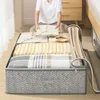 Opbergtassen onder bedquiltzak grote capaciteit kleding stofdichte doos garderobe organisator bespaar ruimte onder onder