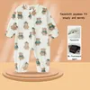 Baby Jumpsuit Pyjamas Winter für geborene Kindermode -Homewear -Baumwollkleidung geborener Babyinfant Jumpsui 240325