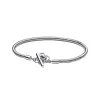 Armreifen passen original pa dor charm 2023 s Sterling Sier Love Me Chain Link Oring Studs Frauenarmband Frauen DIY Juwely