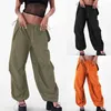 Pantaloni da donna merci casual a bassa vita vintage grigio grigio streetwear streetwear women oversize high street sexy y2k dritte drittepants