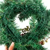 Fleurs décoratives suspendues bague en forme de coeur en forme de fil de couronne de couronne Garland 1 PC Arrangement de fleurs pour l'année de Noël Décoration de la maison DIY