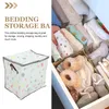 Storage Bottles Clothes Bag Bins Blankets Bedding Organizer Large Capacity Comforter Closet Container Non-woven Fabric Zipper Child