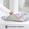 Carpets Colorful Confetti Dots Soft Not Slip Mat tapis 881 Coussin de tapis fleurs de printemps Royaume Gércles amusants Fées Fées