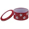 Bouteilles de rangement Christmas Candy Cookie Tin Conteneur Supplies Party Favors Favors Conteners Bags Bags