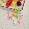 Gorks Mini Fruit Fork For Children Cartoon Snack Cake Dessert Pick Toothpick Bento Lunches Party