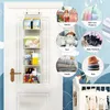 Storage Boxes 2Pcs 4-layer Door Hanging Bags For Closet Shelves Rack Home Transparent Panels Sundry With Sturdy Hooks Pouch Organizers