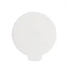Baking Moulds 5Pcs Reusable Round Mousse Cake Boards Plastic Base Cupcake Dessert Tray For Home Wedding Birthday Party