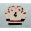 GDSIR Custom Bobby Orr All Star Hockey Jersey Top ED S-M-L-XL-XXL-3XL-4XL-5XL-6XL