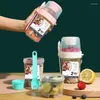 Storage Bottles Breakfast Parfait Cup Snack Jars With Topping Compartment For Traveling Overnight Oats Meal Lids Cereal