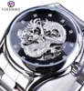 Forsining Classic Dragon Design Silver SCERED SCERED Diamond Display Men Muñeco Automático Muñeca Top Brand Luxury Montre Homme7383096