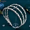 Clips de cheveux Youlapan Bridal Righestone Band Sparkling Wedding Crystal Accessories Elegant Woman Headwear Bridesmaid Gifts HP597