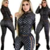 Nya kvinnors träningsdräkter för lyxkläder Brand Casual Sports Suit 2 Piece Set Designer Tracksuits