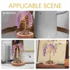 Decorative Flowers Amethyst Tree Ornament Office Crafts Money Crystal Decoration Home