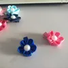 Hundebekleidung Haustierkatzen Pflegezubehör klammern Haarzubehör handgefertigte Blumen Wind feiner Kirsche 50pcs/Los