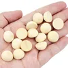 Decorative Figurines 600Pcs Split Wood Balls Unfinished Half Wooden Round Craft For DIY Arts Christmas Decoration 15Mm