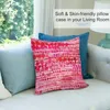 Pillow Cute Pink Dotted Pattern Throw Custom Sleeping Pillows Sofa Decorative Covers