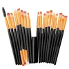 20 -stm make -upborstels Gereedschap Set Cosmetisch poeder oogschaduw Foundation Blush Blending Beauty Make Up Brush