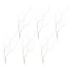Fleurs décoratives 6pcs Antlers artificiels Branches d'arbre bricolage bricolage de plante artisanale pour arrangement de fleurs