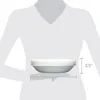 Plaques Corelle Classic Winter Frost White Ensemble de 6 bols de pâtes 20 oz avec anti-crackage et fonction réalisés élevés