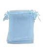 Gift Wrap 50Pcs Multicolor Organza Bags Wedding Party Favor Jewelry Bag Packaging 9X12 Cm