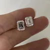 Löst diamanter Meisidian GH Color Emerald Cut 2 karat 6x8mm VVS Moissanite Diamond Stone
