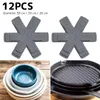 Bordmattor Pot and Pan Protectors 12 PCS Divider Pad Non-Woven 3 olika storlekar (38/35/26 cm) Pannor Separatorkuddar för kök