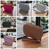 Cosmetic Bags Rectangle Silicone Bag Coin Purse Large Capacity Multifunction Storage Makeup Brush Holder Solid Color