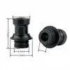 510 POM DRIP TIP Black Mouthpiece Whistle Style 510 DRIP Tips AIO OPP PACKET