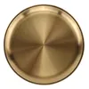 Plates European-Style Dinner Plate Golden Korean Style Stainless Steel Barbecue Disc Cake Western-Style Steak