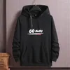 Мужские толстовины 10xl Plus Men Men Fashion Casual Letter Print Print Hoodie мужской спринт осенний пуловер с капюшоном Большой