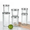 Storage Bottles Canning Mason Jars Glass With Airtight Lids Containers Wide Mouth For Spice Candy Cookie Jam Honey Jar