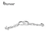 Ringar Bamoer 100% Solid 925 Sterling Silver Delicate Sparkling Cubic Zircon Drop Earrings For Women Elegant Anniversary Party Jewelry